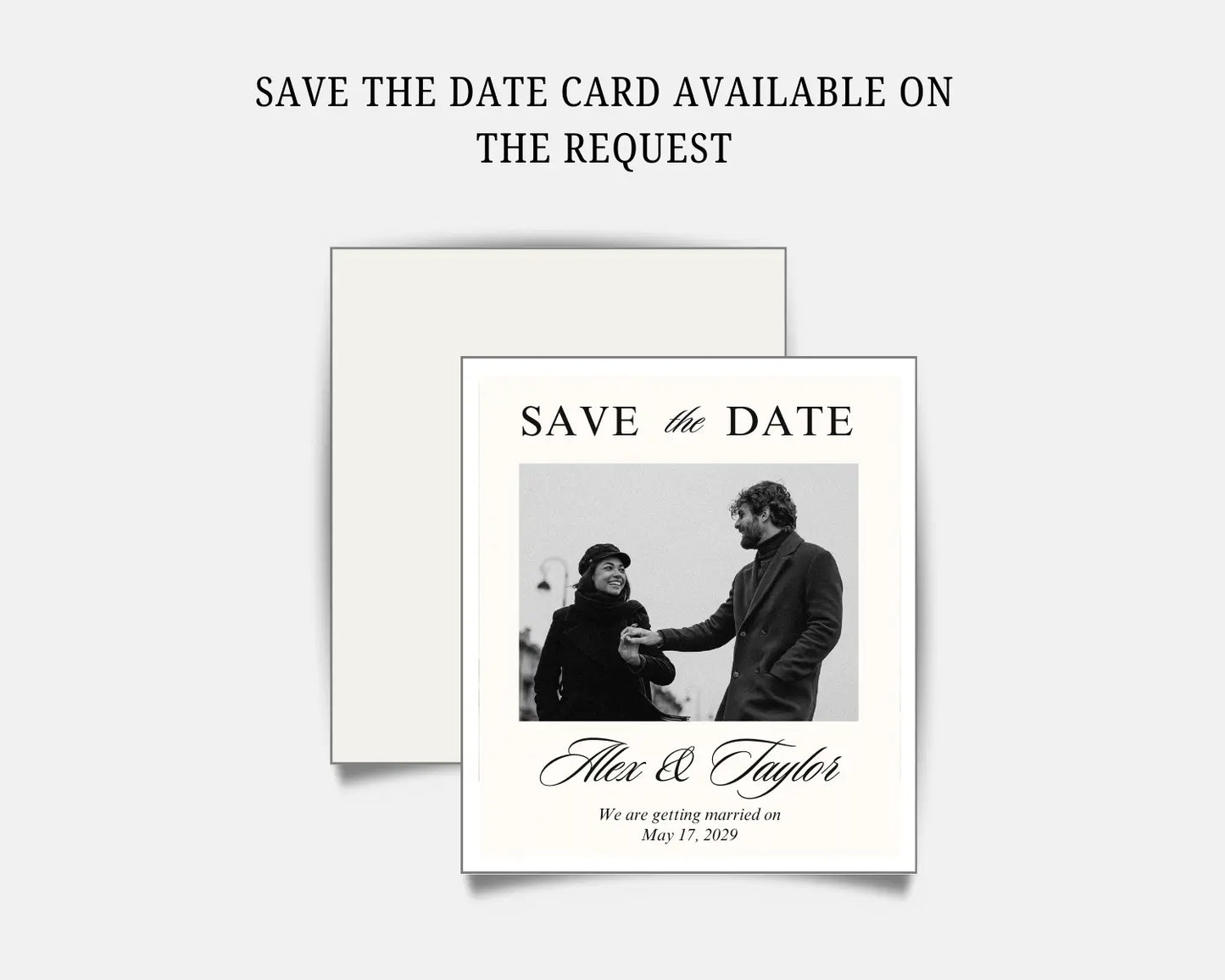 Wedding Save The Date Magnet With Custom Photos - Print Yours Today