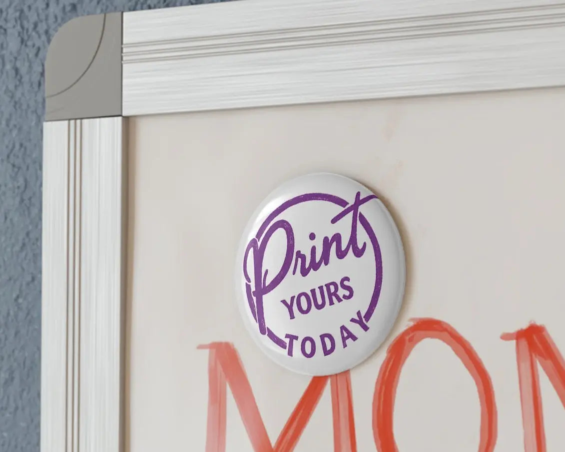 2.25" Custom Circle Fridge Magnet - Print Yours Today