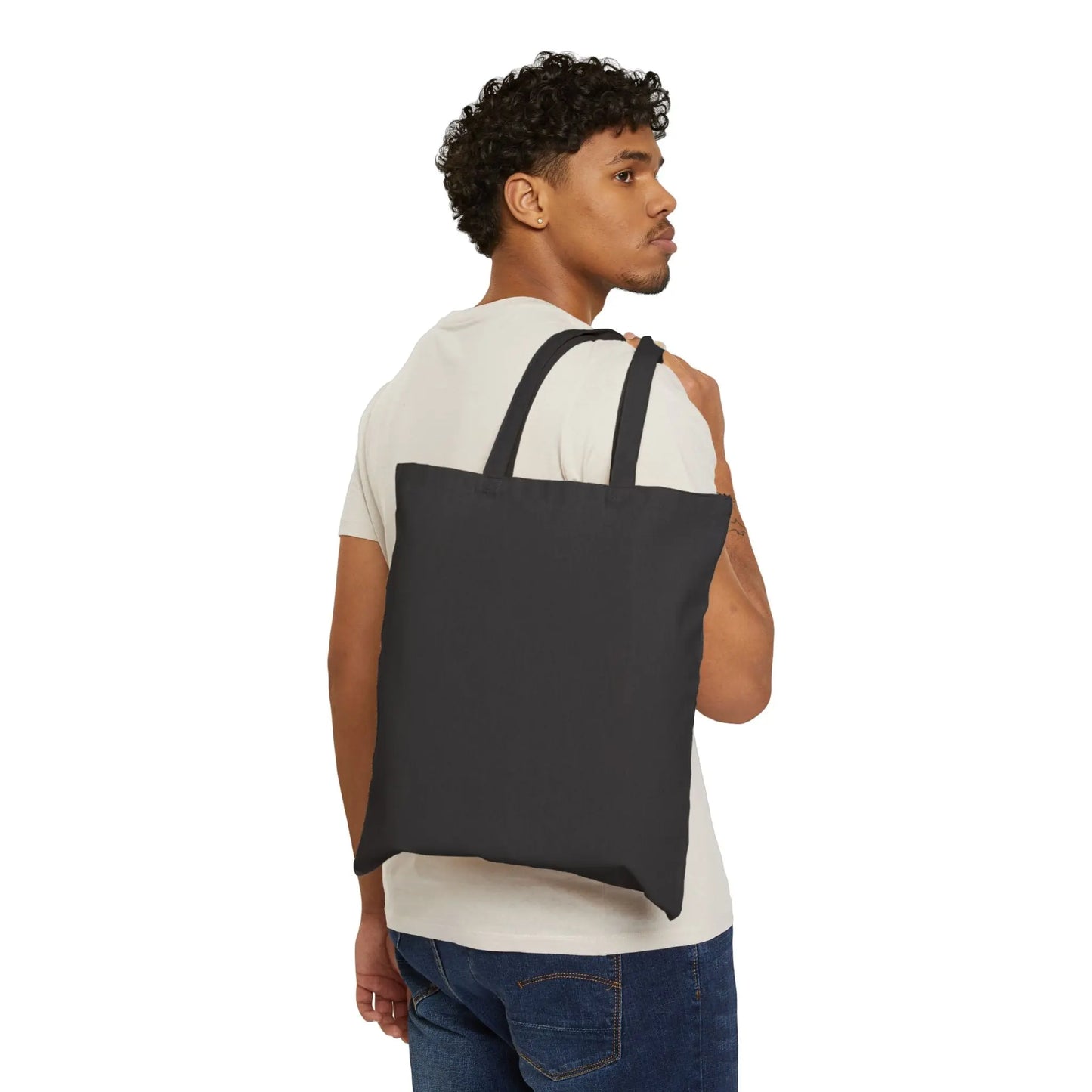 Tote Bag — "Leveling Up My Backlog" Gamer Canvas Tote (Retro Cute Game Controller Design) - Print Yours Today