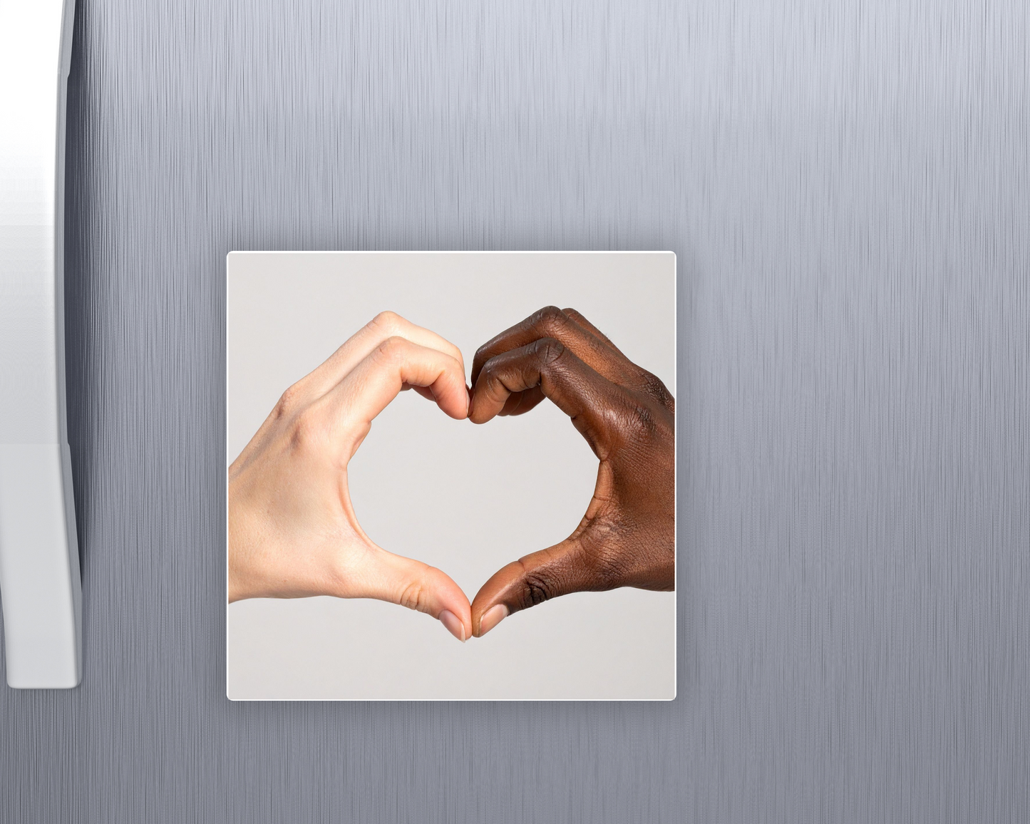 Color Pop Custom 2.5” × 2.5” Photo Fridge Magnet – Your Favorite Stylish Background Color and Picture!