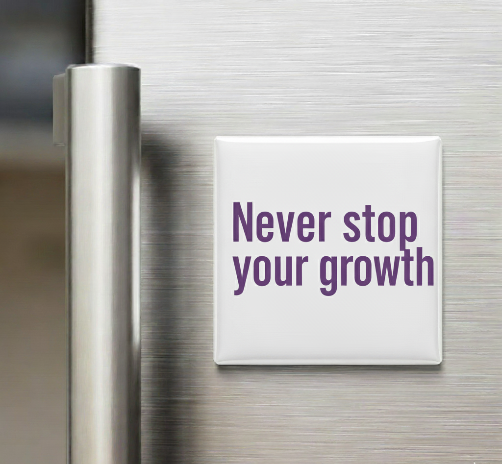 Custom quote magnet with multiple text lines