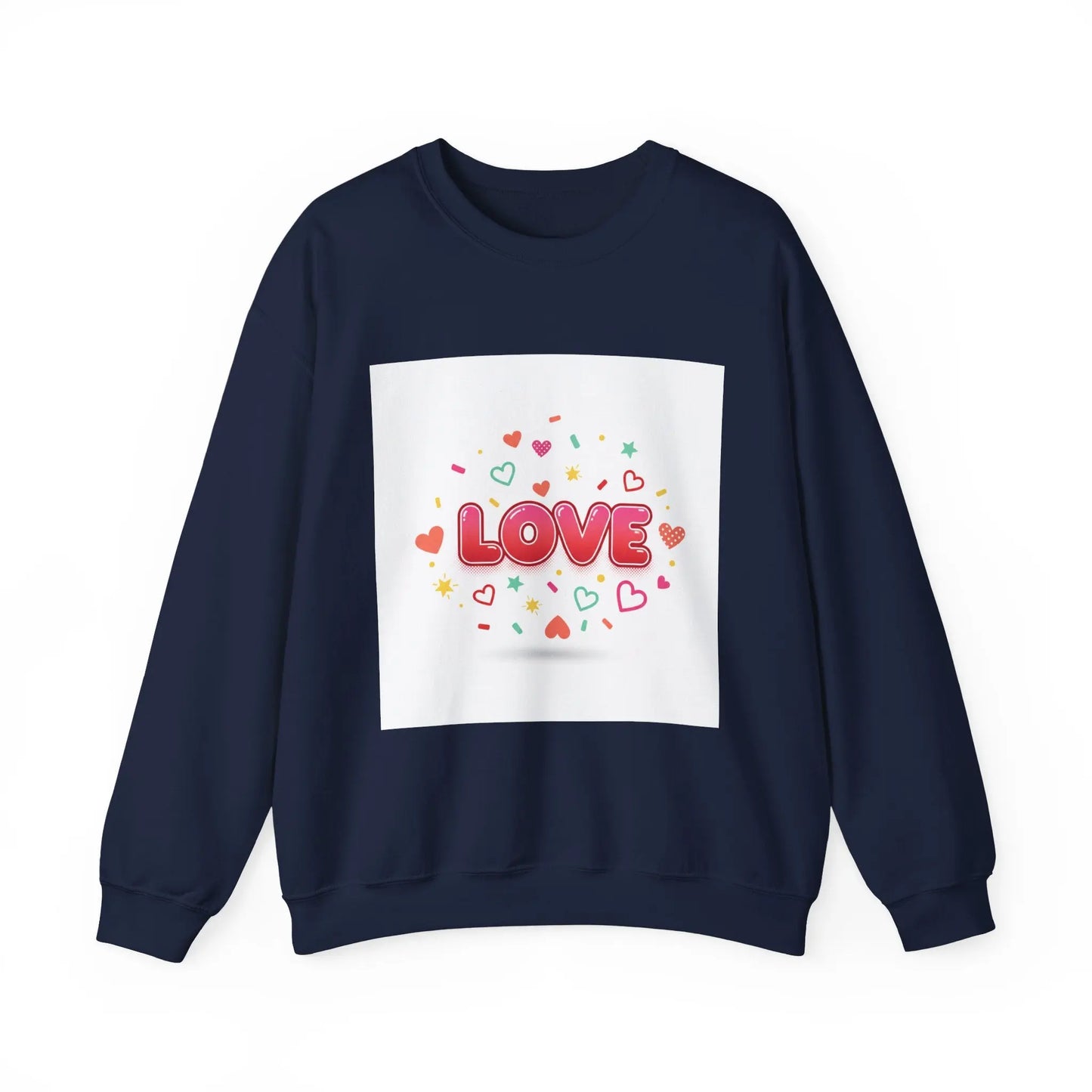 LOVE heart graphic Sweatshirt | Galentine’s friendship sweatshirt, pink red vibes - Print Yours Today