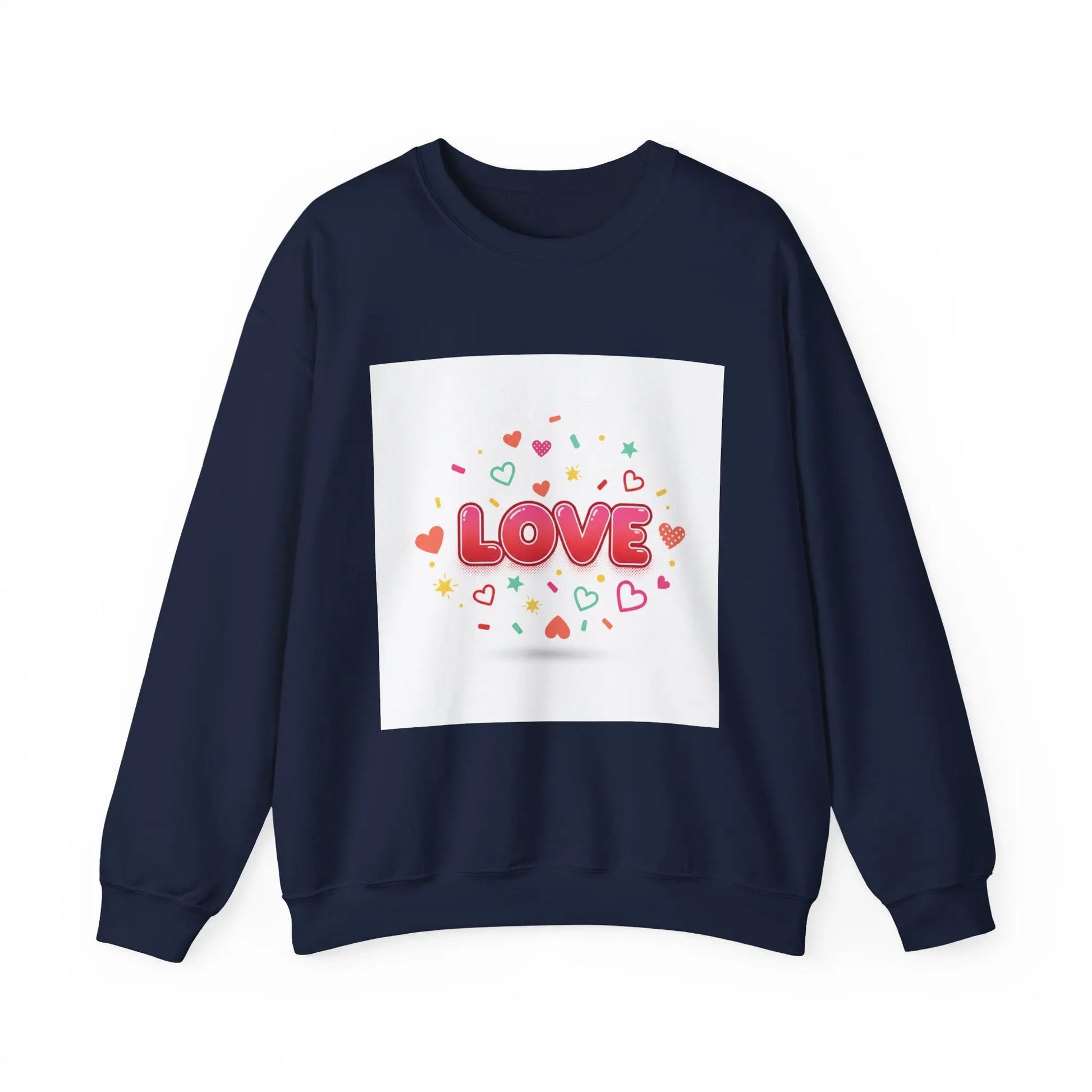 LOVE heart graphic Sweatshirt | Galentine’s friendship sweatshirt, pink red vibes - Print Yours Today