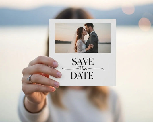 Wedding  Save The Date Magnet With Custom Photos - Print Yours Today