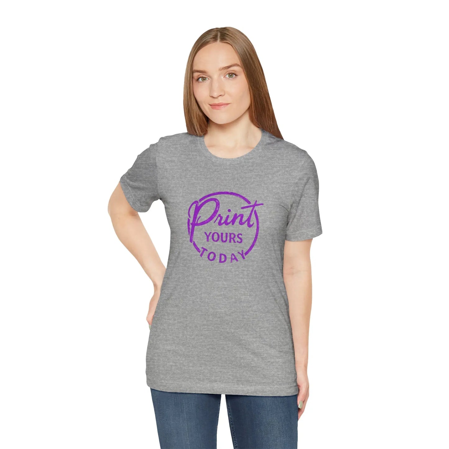 "Print Yours Today" Tee — Graphic Short Sleeve Shirt - Print Yours Today
