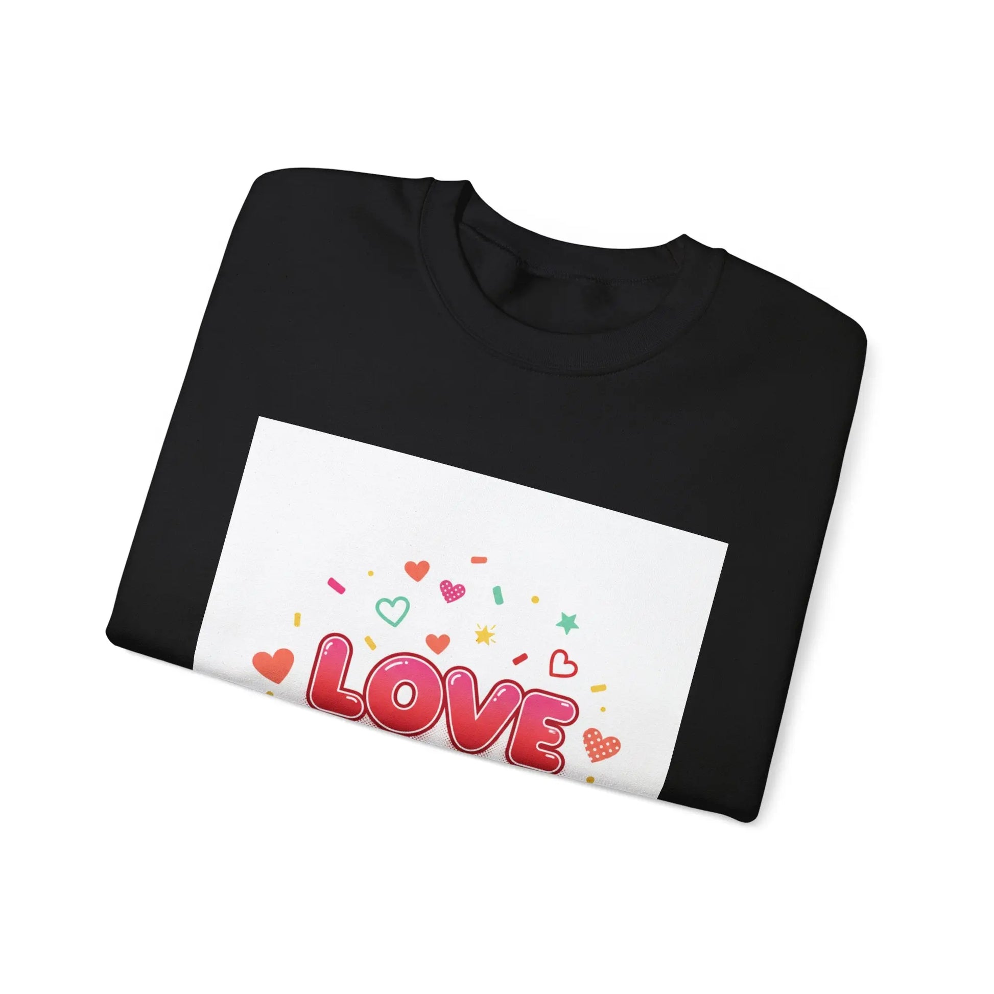 LOVE heart graphic Sweatshirt | Galentine’s friendship sweatshirt, pink red vibes - Print Yours Today