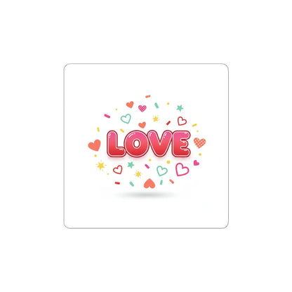 Love Sticker | Galentine’s Friendship decal, Pink Red Heart Bestie - Print Yours Today
