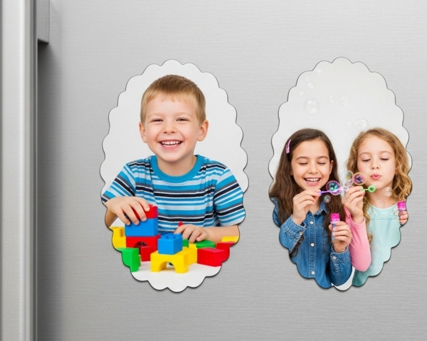 Scalloped Oval Shaped Magnets