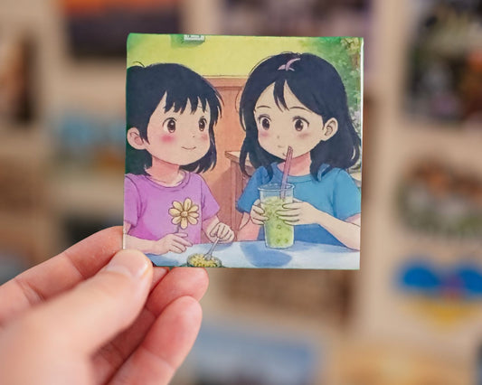 Custom 2.5” × 2.5” Photo Fridge Magnet – Square and Stylish!