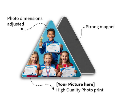 Triangular Magnets - Printed Photo Magnets