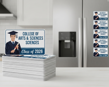 Graduation Invitation Magnets - Rectangle  (3 *2.5 ) Inch Magnet
