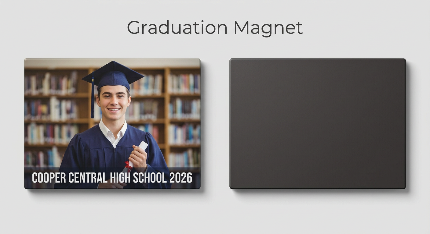 Graduation Invitation Magnets - Rectangle  (3 *2.5 ) Inch Magnet