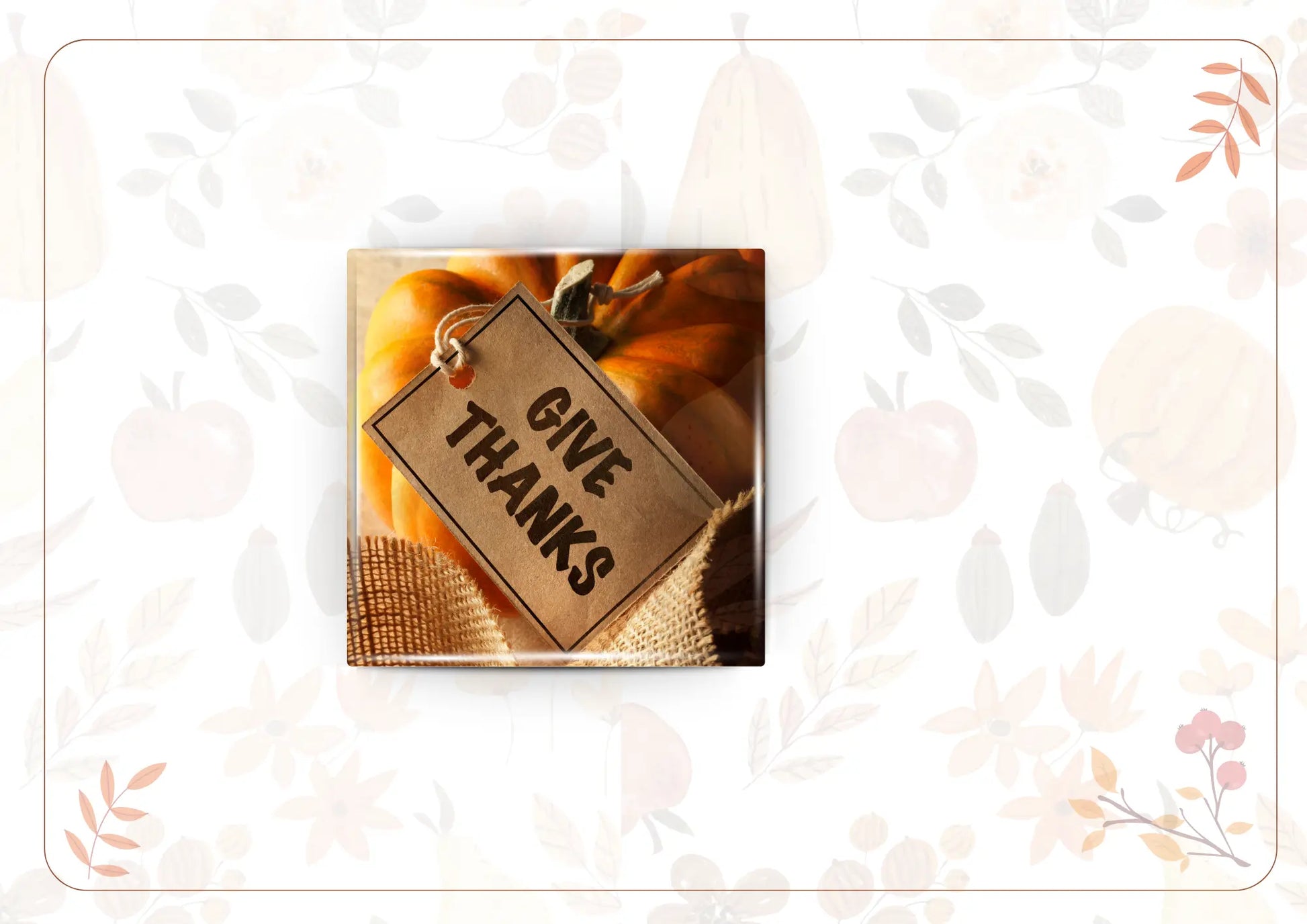 Heartfelt Thanksgiving Fridge Magnet – Fall Gift Keepsake - Print Yours Today