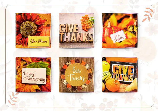 Turkey-themed Thanksgiving keepsake magnet for holiday gifting